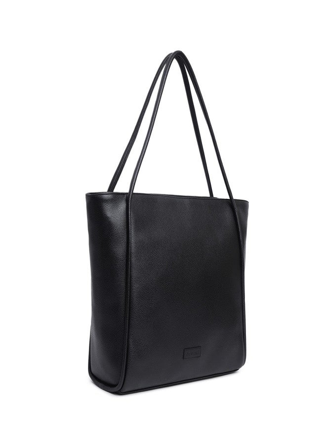 Fastrack Laptop Tote Bag for Women | Sleek Faux Leather Work Tote Fits 14” Laptop | Spacious Interior with Utility Pockets | Stylish Everyday Office Bag with Zipper Closure - Image 3